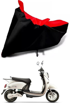 DSAMI Two Wheeler Cover for Evolet(Polo, Red, Black)