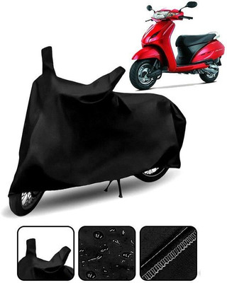 Lakshmina Enterprises Waterproof Two Wheeler Cover for Honda(Activa 125, Black)