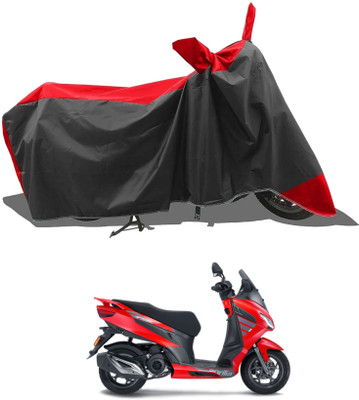 KEDIT Two Wheeler Cover for Aprilia(Red, Black)