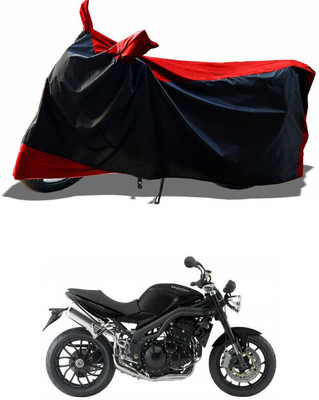 DeepShakshi AUTOMOTIVE Waterproof Two Wheeler Cover for Triumph(Speed Triple ABS, Red)