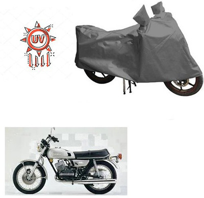 DeepShakshi AUTOMOTIVE Waterproof Two Wheeler Cover for Yamaha(RD 350, Grey)