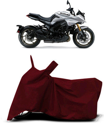 VESMEI Two Wheeler Cover for Suzuki(Katana, Red)
