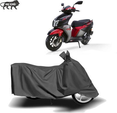 DeepShakshi AUTOMOTIVE Waterproof Two Wheeler Cover for TVS(NTORQ, Grey)