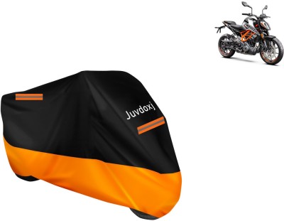 Juvdoxj Waterproof Two Wheeler Cover for KTM(250 Duke BS6, Orange)