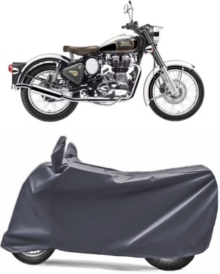 AUCTIMO Two Wheeler Cover for Royal Enfield(Classic Chrome, Multicolor)