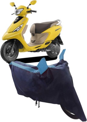 EXOME Two Wheeler Cover for TVS(Zest, Blue)