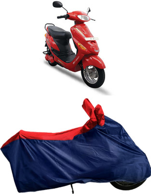 Autofly Waterproof Two Wheeler Cover for Hero(Electric E-Sprint, Blue, Red)