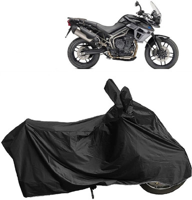 MMSSTAR Waterproof Two Wheeler Cover for Triumph(Tiger 800 XR, Black)