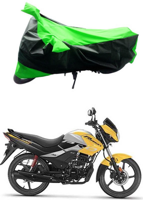 Mdstar Waterproof Two Wheeler Cover for Hero(Passion Pro i3S, Green, Black)