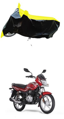 VESMEI Two Wheeler Cover for Bajaj(Platina 100, Yellow)