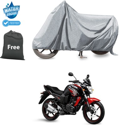 CODOKI Waterproof Two Wheeler Cover for Yamaha(FZS 25, Silver)