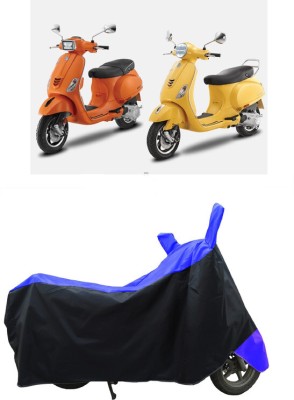 Coxtor Waterproof Two Wheeler Cover for Vespa(Piaggio Vespa, Blue)