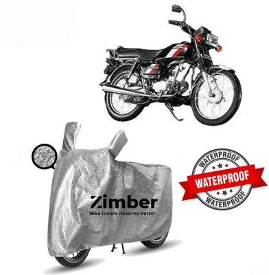 ZIMBER Two Wheeler Cover for Honda(CD 100 SS, Silver)