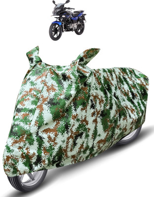 MOCKHE Waterproof Two Wheeler Cover for Bajaj(Pulsar 220F, Green)
