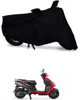 THE REAL ARV Waterproof Two Wheeler Cover for Ampere(Zeal, Black)