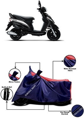 gurukul mart Waterproof Two Wheeler Cover for Mahindra(Mojo UT 300, Black)