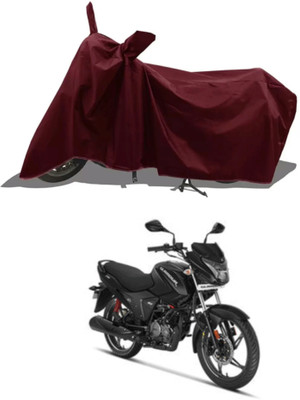 Mdstar Waterproof Two Wheeler Cover for Hero(New Glamour BS6, Maroon)