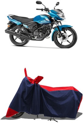 SUGASHRI Waterproof Two Wheeler Cover for Yamaha(Saluto, Red, Blue)