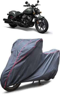 GGK RANTAL Waterproof Two Wheeler Cover for Indian(Chief Dark Horse, Grey)