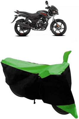 HEMSKAR Two Wheeler Cover for Bajaj(Pulsar 125 Neon, Black, Green)