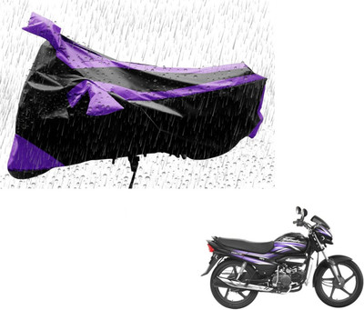 MISSION COLLECTION Waterproof Two Wheeler Cover for Hero(Super Splendor, Purple)