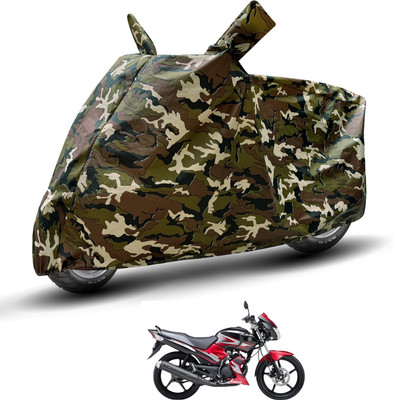 Auto Hub Waterproof Two Wheeler Cover for Yamaha(SS 125, Brown)