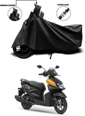 DeepShakshi AUTOMOTIVE Two Wheeler Cover for Yamaha(Ray ZR, Black)
