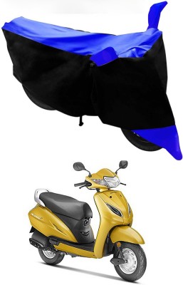 Mdstar Waterproof Two Wheeler Cover for Honda(Activa 5G, Blue, Black)