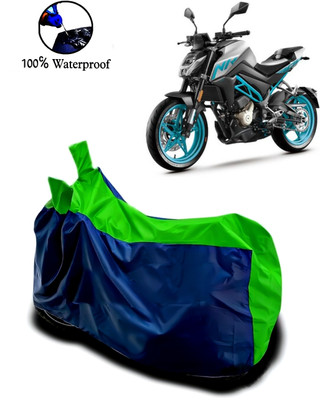 rakku Waterproof Two Wheeler Cover for CFMoto(300NK, Green, Blue)