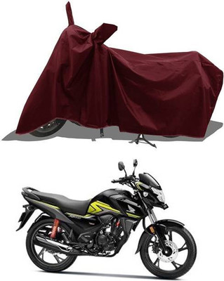 smwzxyu Waterproof Two Wheeler Cover for Honda(CB Shine SP, Maroon)