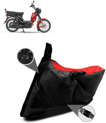 AutoGalaxy Waterproof Two Wheeler Cover for TVS(XL 100 Comfort, Red)