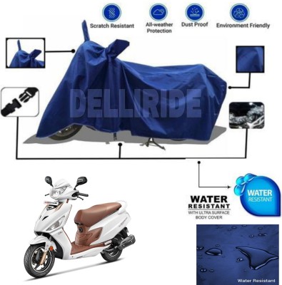 TPNYKR Waterproof Two Wheeler Cover for Hero(Scooty Pep Plus, Blue)