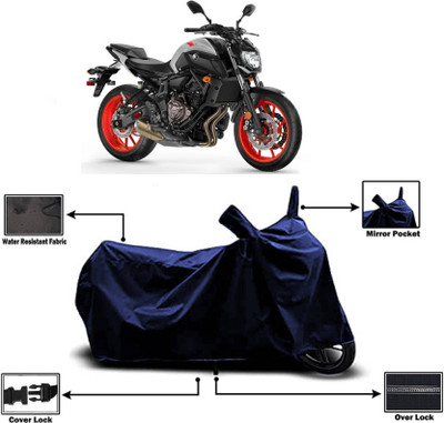KEDIT Two Wheeler Cover for Yamaha(MT 07 BS6, Blue)