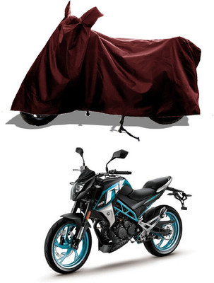 GROFATIK Two Wheeler Cover for CFMoto(150NK BS6, Maroon)