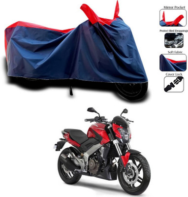 AASHTIK MART Two Wheeler Cover for Bajaj(Pulsar 250, Red)