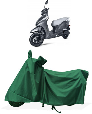 Tricway Two Wheeler Cover for Ampere(Magnus, Green)