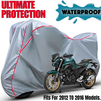 POLYMAXX Waterproof Two Wheeler Cover for Yamaha(FZ 25 BS6, Silver, Red)