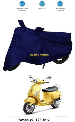 AutoRash Waterproof Two Wheeler Cover for Vespa(Vespa VXL 125, Blue)
