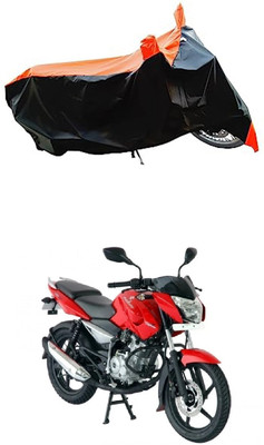 VESMEI Two Wheeler Cover for Bajaj(Pulsar 150, Orange)