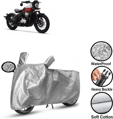 CODOKI Waterproof Two Wheeler Cover for JAWA(42, Silver)