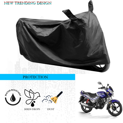 ANTHUB Waterproof Two Wheeler Cover for TVS(Star City, Black)
