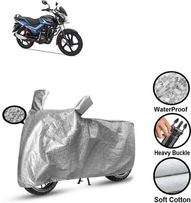 CODOKI Waterproof Two Wheeler Cover for TVS(Star City Plus BS6, Silver)