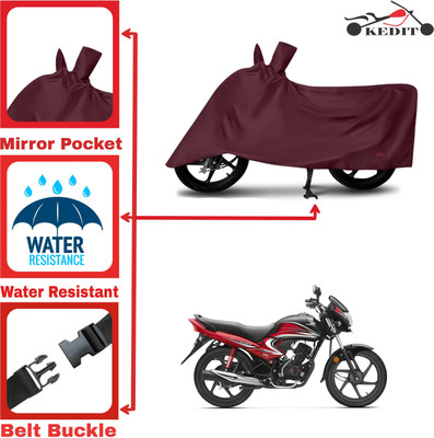 AASHTIK MART Two Wheeler Cover for Honda(Dream Yuga, Maroon)