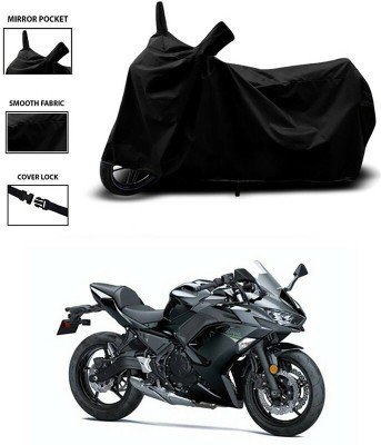 Ascension Two Wheeler Cover for Kawasaki(Ninja 650 BS6, Black)