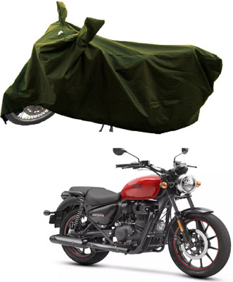 GROFATIK Two Wheeler Cover for Royal Enfield(Meteor BS6, Green)