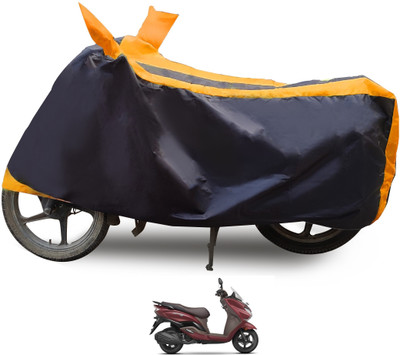 Euro Care Waterproof Two Wheeler Cover for Suzuki(Burgman Street, Orange)
