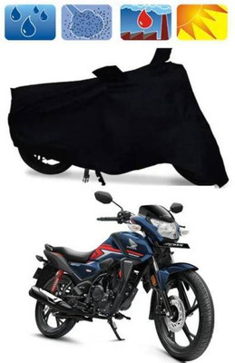 smwzxyu Waterproof Two Wheeler Cover for Universal For Bike(SP 125, Black)