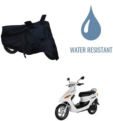 DeepShakshi AUTOMOTIVE Waterproof Two Wheeler Cover for Indus(Yo Electron, Black)