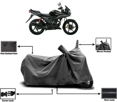 Amexride Two Wheeler Cover for Honda(Stunner CBF, Grey)