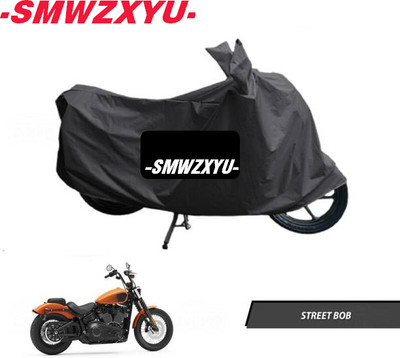 smwzxyu Waterproof Two Wheeler Cover for Aprilia(Street Bob, Black)